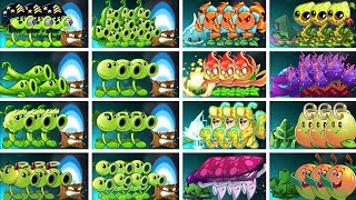 All Combos Pea amp Torchwood vs New Plant amp Mint  Who Will Win  Pvz 2 Plant vs Plant [upl. by Irvine]