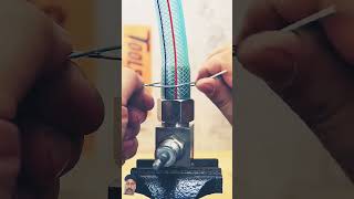 Make your own hose clamps with wire [upl. by Royd224]