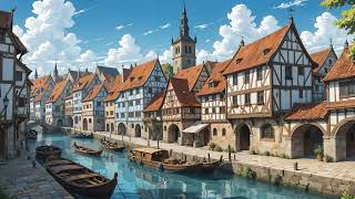 Wandering the Medieval Harbor 🌊 Chill Lofi Beats for Study amp Relaxation [upl. by Garbers]