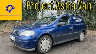 Project Vauxhall Astra Van 17 CDTI  Astra G  Astra MK4  P0400  17 CDTI  astrag vanlife van [upl. by Antonino]