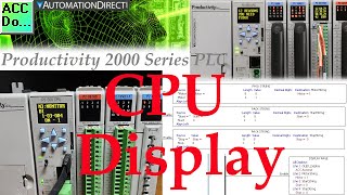 Productivity 2000 Series PLC CPU Display [upl. by Frick60]