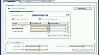 Settings for Saitek Pro Flight Yoke and Rudder Pedal [upl. by Smitty]