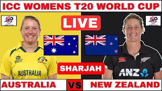 🔴T20 World Cup LIVE Australia Women vs New Zealand Women 10th Match  Live Score amp Commentary [upl. by Ntsuj]