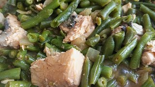 ADOBONG SITAW NA MAY ISDA SALMON IN CAN [upl. by Conrade]