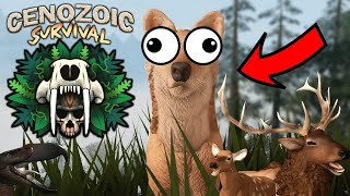 Can I SURVIVE as a Dire Wolf in Cenozoic Survival on ROBLOX [upl. by Haidadej]