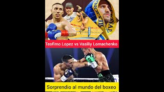 Boxeo Teofimo Lopez vs Vasiliy Lomachenko Boxeo IA [upl. by Alistair]