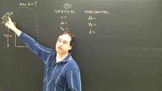 Projectile Motion Calculating the Maximum Height Part 6 [upl. by Kcirddec]