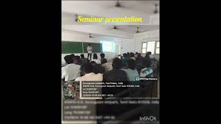 DEPARTMENT OF MECHANICAL ENGINEERINGSEMINAR PRESENTATION [upl. by Doralia]