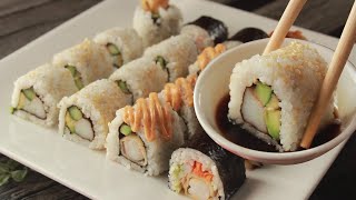 How to make Sushi  Step By Step Guide to make Sushi Recipe By Chef Hafsa  Hafsas Kitchen [upl. by Ahidam]