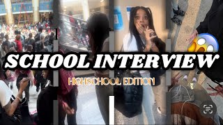 FREAKIEST THING YOU’VE EVER DID 😱👀  PUBLIC INTERVIEW HIGHSCHOOL EDITION [upl. by Vasta550]