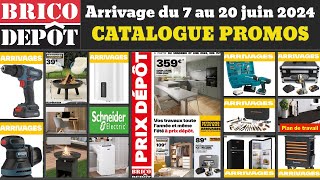 arrivage BRICODÉPÔT catalogue du 7 au 20 juin 2024 ✅ Promos Perceuce visseuse Makita 🔥 Titan Erbauer [upl. by Taggart]