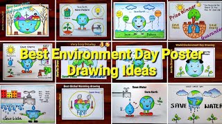 Best Environment Day Poster Drawing Ideas  World environment Day 2023 Poster Idea  Creative Poster [upl. by Edaw]