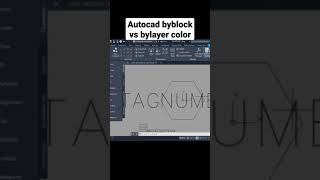 Autocad Byblock vs Bylayer Color Finally explained [upl. by Teriann806]