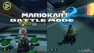 Mario Kart 8  Battle Mode Gameplay  Toads Turnpike  HD [upl. by Venola]