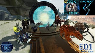 New Tek adventure Project K and Ark Bionic E01 Tek Playthrough  New Ark Survival Evolved Season [upl. by Robinia]