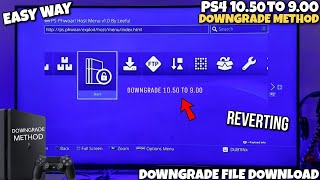 How to downgrade PS4 from 1050 to 900 Reverting PS4 1050 to 900 [upl. by Mori]