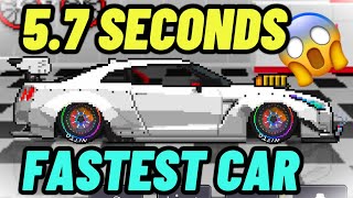 Actual FASTEST CAR in Pixel Car Racer 2023 GTR 57 seconds [upl. by Ivers749]