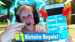 MON PETIT FRÈRE FAIT TOP1 GRACE A CETTE APPLICATION  😱 FORTNITE [upl. by Adaj]