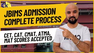 Complete JBIMS Admission Process CET CAT CMAT ATMA MAT Scores accepted [upl. by Aneala]