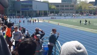 2016 TCDSB Grade 7 100m Regionals First place [upl. by Moreno971]