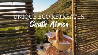 Beautiful eco cabin in South Africa with Outdoor Bathroom [upl. by Ynove412]