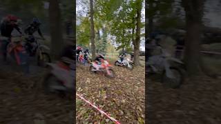 Proride round 5 Enduro championship Youth start dirtbikerider tryenduro endurohardtail enduro [upl. by Alakcim]