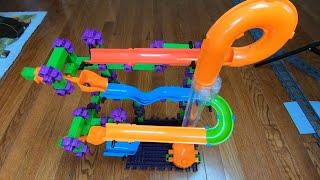 Catapult marble run construction set [upl. by Htnnek586]