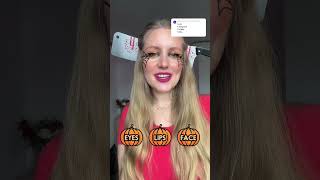 Seid um 1144 live mit dabei 💕 halloweenmakeuplook halloween makeupchallenge makeupfilter [upl. by Aidua]