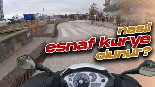 Nasıl Esnaf Kurye Olunur  Kuryenin Bir Günü  Yemeksepeti Express [upl. by Nayra]