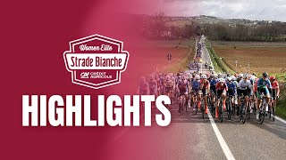 Strade Bianche Women Elite 2024  Gli highlights [upl. by Seiden]