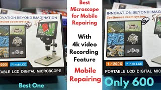 Best Microscope For Mobile Repairing  Mobile Repairing Digital Microscope [upl. by Helsa536]