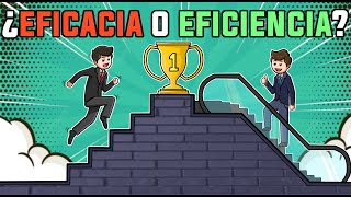 Cuáles son las diferencias entre eficacia y eficiencia [upl. by Nnylyam]