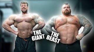 Bodybuilding Training With Jamie THE GIANT Christian  Eddie Hall [upl. by Laktasic]