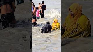 Cox’s Bazar Sea Beach Swimming Shorts Video shortsvideo shortfeed shorts [upl. by Leuamme]