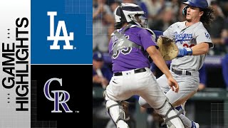 Rockies vs Dodgers Game 2 Highlights 92623  MLB Highlights [upl. by Draw57]