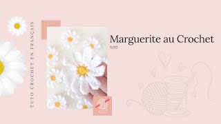 🌼 Marguerite au Crochet  Hello Spring 🌼 [upl. by Anyela]