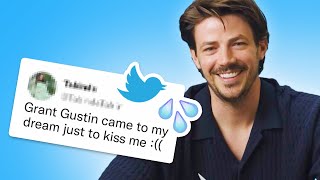 Grant Gustin Reads Thirst Tweets [upl. by Yenial]