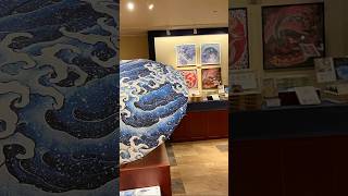 Hokusai museum japan nagano travel musuem artmuseum indiansinjapan waves festival drawing [upl. by Aillil]