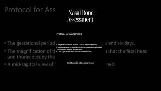 Nasal Bone Assessment [upl. by Ffej578]