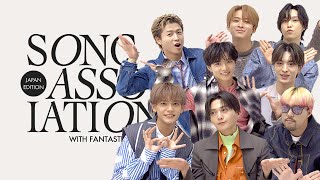 【FANTASTICS】歌唱ゲームに初参戦！EXILEや三代目JSB先輩の曲も披露｜Song Association｜ELLE Japan [upl. by Ellierim577]