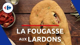 Recette Facile  La Fougasse aux Lardons [upl. by Menides]