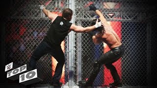 Hellish moments in Hell in a Cell WWE Top 10 Oct 22 2016 [upl. by Alegnaed]