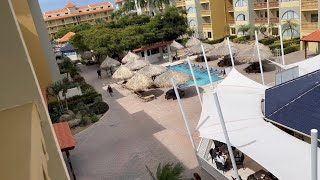 Eagle Beach Resort amp Casino Hotel Room in Aruba  Chico Adventures [upl. by Gant]