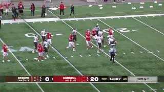 Highlights Cornell Football vs Brown  10212023 [upl. by Illom386]