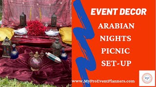 PICNIC DECOR  ARABIAN NIGHTS [upl. by Haianeb]