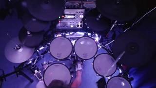 Satch Boogie Drum Cover on Roland TD30 Lightmaster Edition [upl. by Gallager]