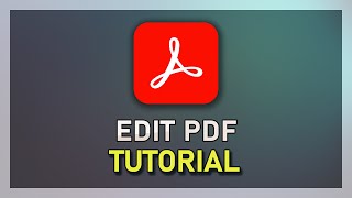 How To Edit PDF Files in Adobe Acrobat DC [upl. by Anitsrik]