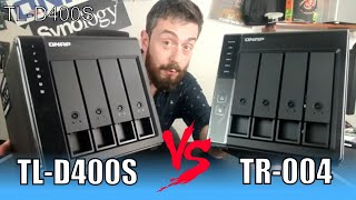 QNAP TR004 vs TLD400S NAS Expansion  4 Bay Comparison [upl. by Hindu1]