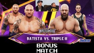 Bonus Match WWE 2K19  Batista vs Triple H [upl. by Messing]