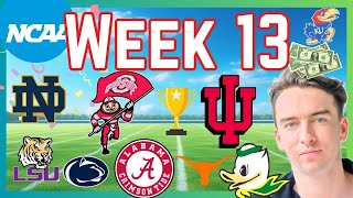 College Football Week 13 Picks amp Predictions [upl. by Ayortal]